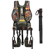 Kalkal tree stand harness camouflage detail for stealthy hunting.