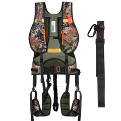 Kalkal tree stand harness camouflage detail for stealthy hunting.
