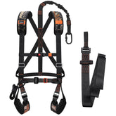 Kalkal Tree Stand Harness camouflage shoulder straps for stealth hunting.