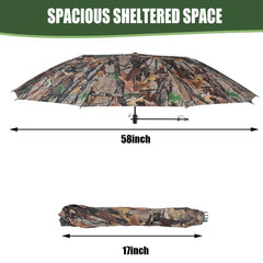 Kalkal weather-resistant umbrella close-up shows durable fabric and stitching.
