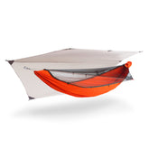 KAMMOK Mantis Ultralight folded in storage bag shows portable backpacking setup.