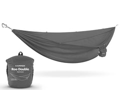 KAMMOK Roo Double Hammock GravitasX fabric close-up highlighting softness and durability.