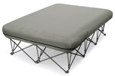 KAMPKEEPER camping cot air mattress setup enables quick tent sleep comfort.