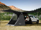 KAMPKEEPER SUV car tent shade area shelters meals and gear for outdoor camping