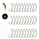 KANAMA Luminous Live Shrimp Hooks packaging, easy-access tackle for quick setups