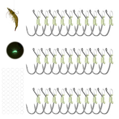 KANAMA Luminous Live Shrimp Hooks packaging, easy-access tackle for quick setups