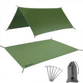 KANCOKIT tent footprint 13x9ft protects gear from moisture under large tents