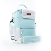 Kanga Breeze cooler bag front view shows portable neoprene design for on-the-go sipping.