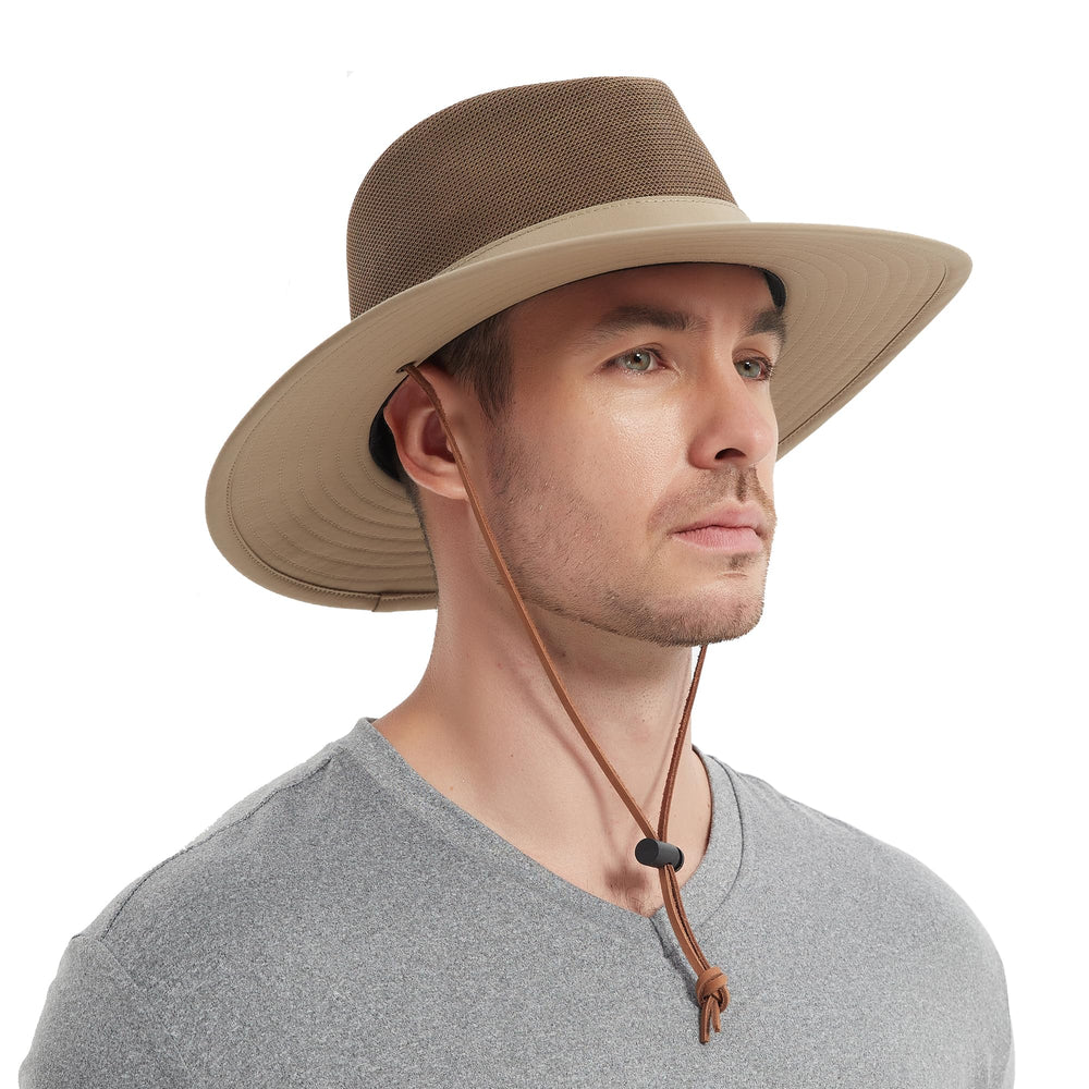 KANUT SPORTS Bouie Safari Sun Hat front view with UPF 50+ protection for sunny hikes