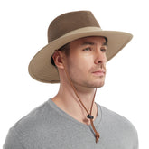 KANUT SPORTS Bouie safari sun hat with wide brim for sun protection on hikes.