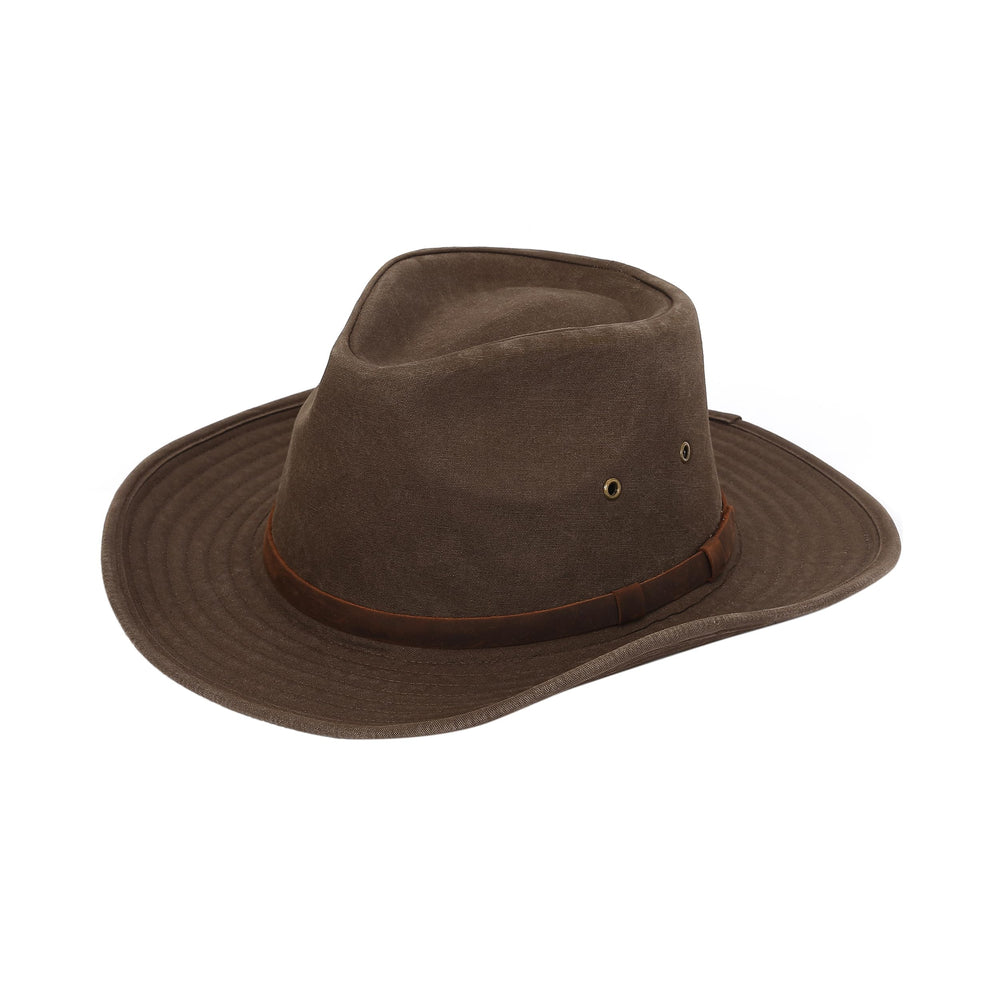 KANUT SPORTS Cumberland Classic hat wide brim front view offers sun and wind protection