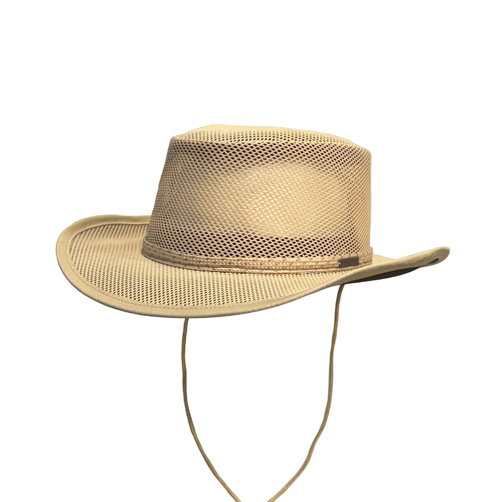 KANUT SPORTS Elias Mesh Breezer Hat front view with UPF sun protection and breathable mesh