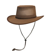 KANUT SPORTS Elias Mesh Breezer Hat with wide brim for sun protection on outdoor adventures.