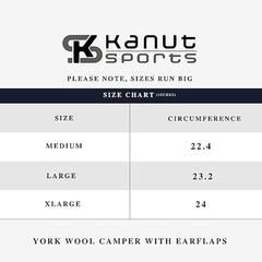 KANUT SPORTS York Camper Cap wool-blend fabric delivering durable warmth and comfort