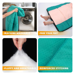 Kanyak sleeping bag side zipper connects two bags for a roomy double
