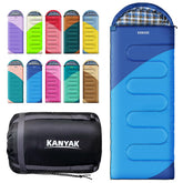 KANYAK sleeping bag with spacious interior for comfortable camping