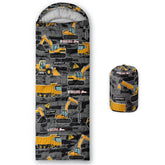 KASIYLUX Datura kids sleeping bag excavator front view benefits cozy camping warmth