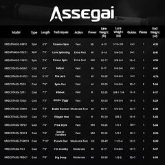 Fuji guides with Alconite rings on Assegai bass rod