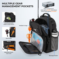 KastKing BaitSpace bait binder detachable showcases organized plastic sleeves.