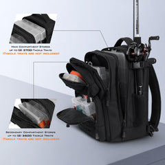 KastKing BlowBak MOLLE system close-up enabling customized gear organization.