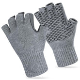KastKing Bully Wooly fingerless glove demonstrates dexterity for knot-tying and rigging