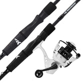 KastKing Crixus rod and reel combo main view highlighting lightweight, high-performance design.