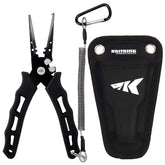 KastKing Cutthroat pliers close-up highlighting tungsten carbide cutters for clean cuts.