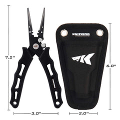 KastKing Cutthroat 7in pliers ergonomic handle view highlights one-handed use.