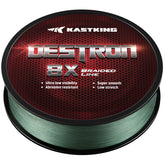 KastKing Destron braided line moss green spool shows stealth color and line density.