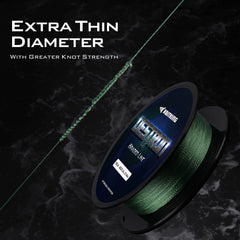 KastKing Destron color-fast-coating keeps line color true in varying conditions.