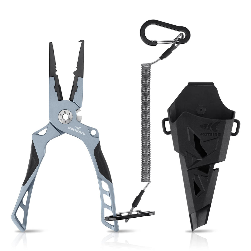 KastKing Gila 7.5-inch pliers for saltwater use with corrosion-resistant aluminum construction