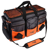 KastKing Hawg Extra-Large tackle bag top view shows rugged nylon for saltwater days.