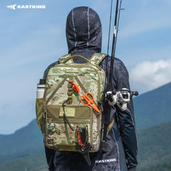 KastKing KarryAll KastMate main compartment fits four 3700-size boxes for ample gear.