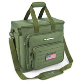 KastKing Karryall tackle bag water-resistant fabric closeup shows rugged surface for marine use.