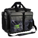 KastKing Lunker bag shows 420D ripstop nylon durability for rugged saltwater storage.