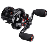 KastKing MegaJaws Baitcasting Reel 7.2:1 Left-Handed Blacktip front view