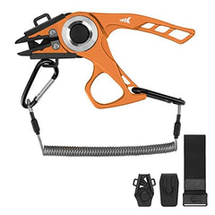 KastKing Micro Gila fishing pliers in Burt Orange color