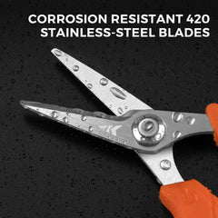 Non-slip grip handle of KastKing Paradox scissors