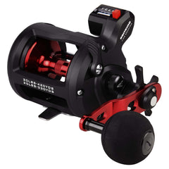 KastKing ReKon line counter reel front view for precise trolling depth.