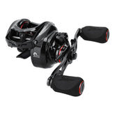 KastKing Spartacus II reel with lower-profile frame delivers comfortable palm-fit for long casts.