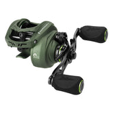 KastKing Spartacus II reel side view in Stryker Green showing ultralight palm feel