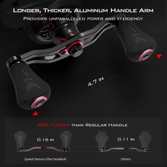 KastKing Speed Demon Elite Deadbolt reel spool detail reveals precision manufacturing.