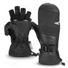 KastKing ThermoGrip ice fishing convertible mittens – front view
