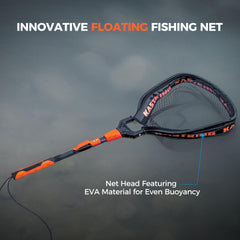 PVC-coated nylon net designed for fish-friendly catch-and-release