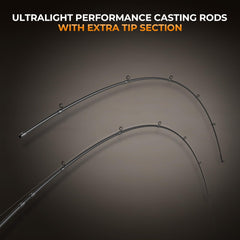 KastKing Zephyr Finesse uses zirconium guides for reduced wear and smooth line flow.