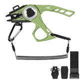 KastKing Micro Gila fishing pliers with integrated finger hole in olive finish