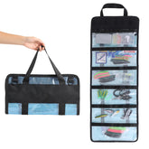 Blue KASTONG fishing lure storage bag with six pockets