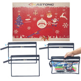 KASTONG two-layer fishing tackle bag front view showing two compartments
