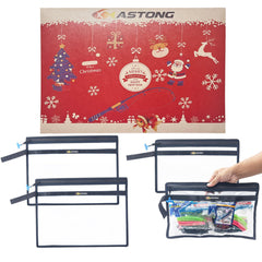 KASTONG two-layer fishing tackle bag front view showing two compartments