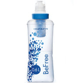 Katadyn BeFree 0.6L water filter in action provides quick, safe hydration on trail runs.